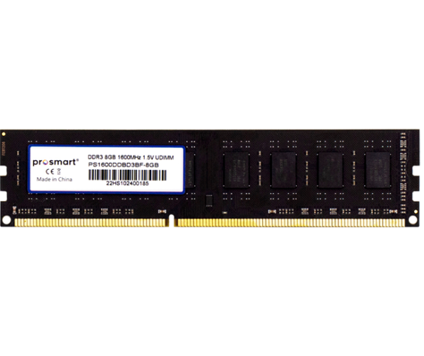 Memória RAM DDR3 8GB 1600MHz 1.5V UDIMM Desktop