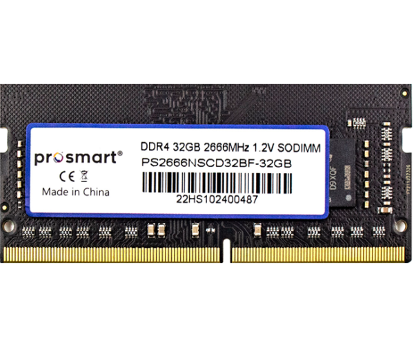 DDR4 32GB 3200MHz 1.2V NOTEBOOK